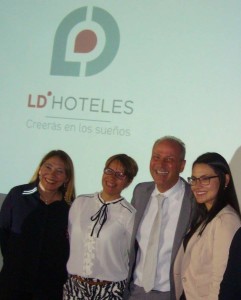 LDHOTELES TEAM. Luis D´Amico, en el centro.