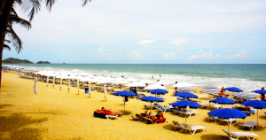 Es la mejor playa de Margarita, Venezuela. El Agua.