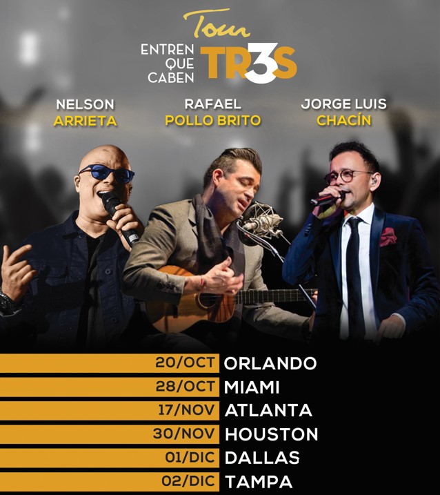 Arranca gira internacional de «Entre Que Caben Tr3s»