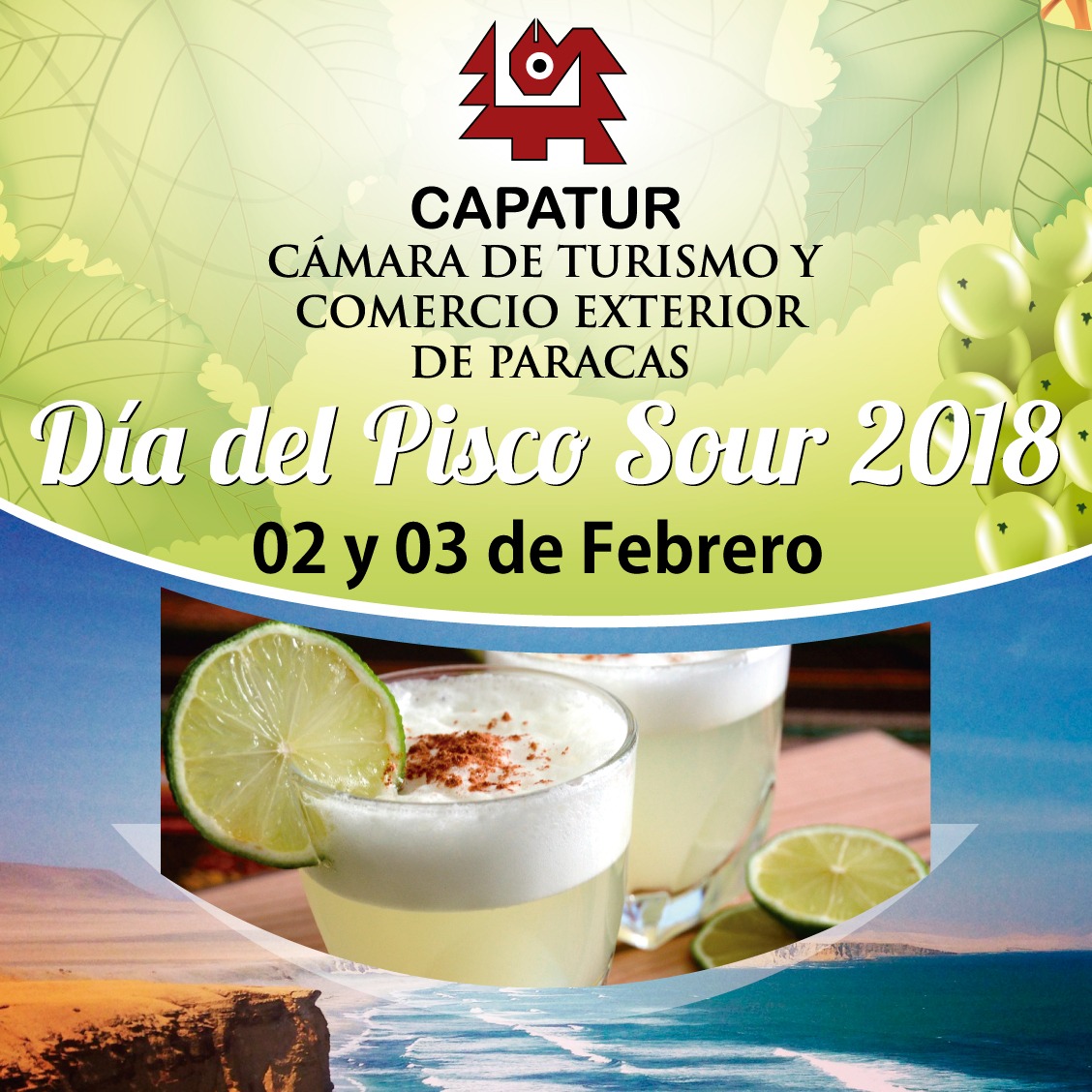 Organizan el día del Pisco Sour 2018