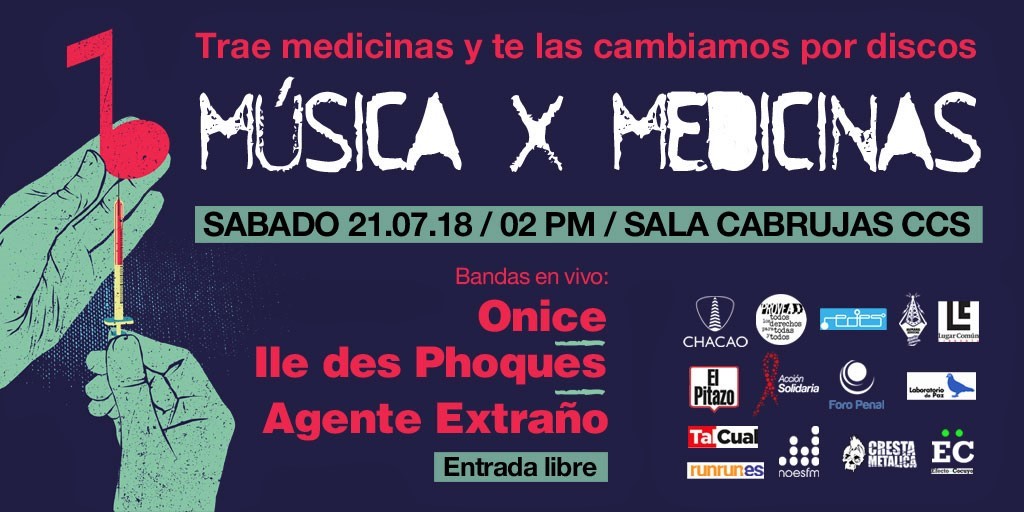 Música por medicinas: evento para enfrentar la emergencia humanitaria en Venezuela