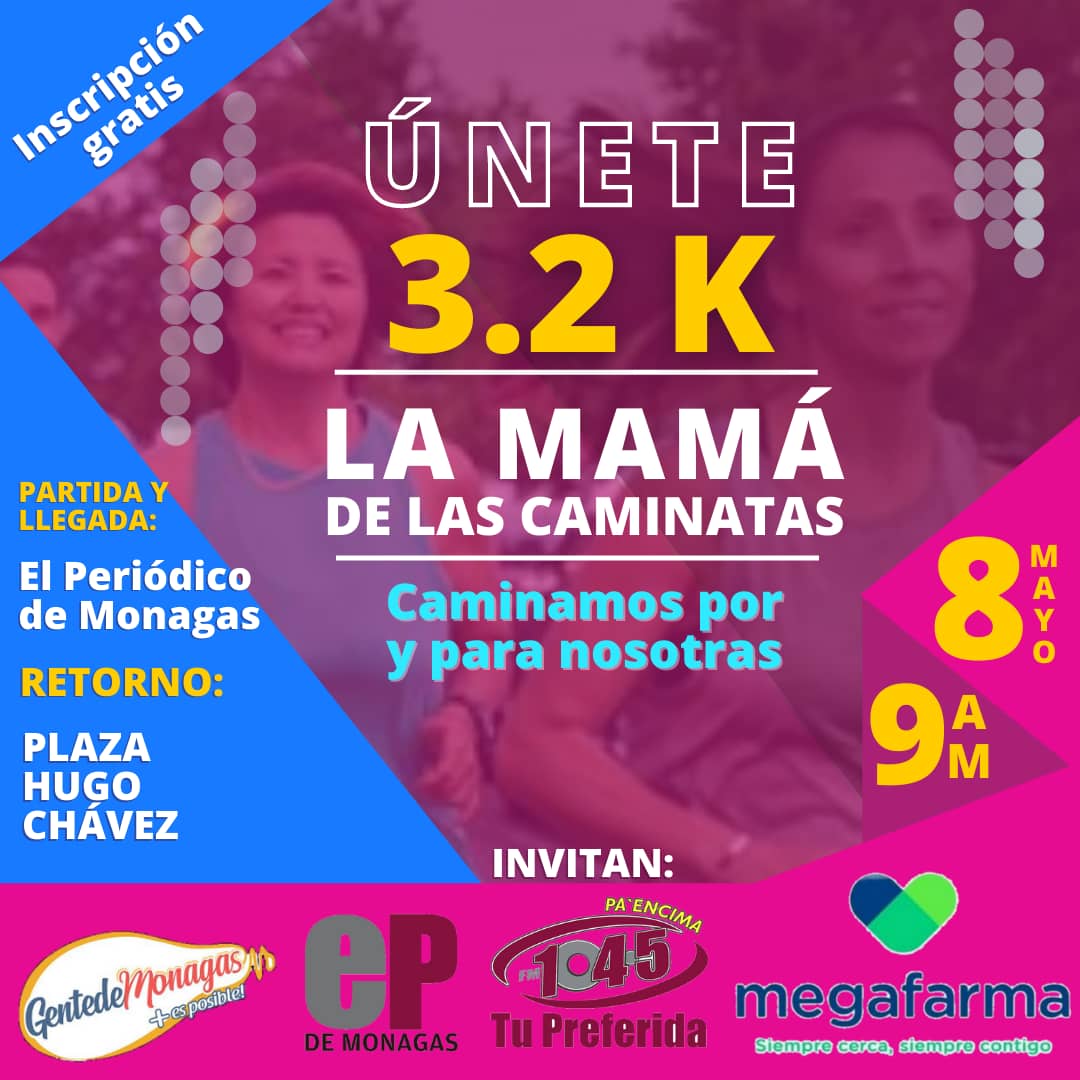 Monagas se prepara para «la mamá de las caminatas» el próximo 08 de mayo