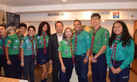 La Embajada de la República de Corea homenajeó a jóvenes scouts venezolanos