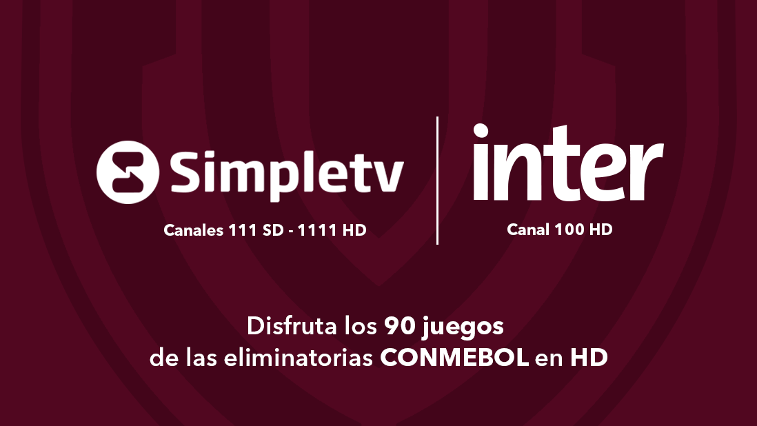 Simpletv e Inter se unen para transmitir las eliminatorias a la Copa Mundial de la FIFA 2026