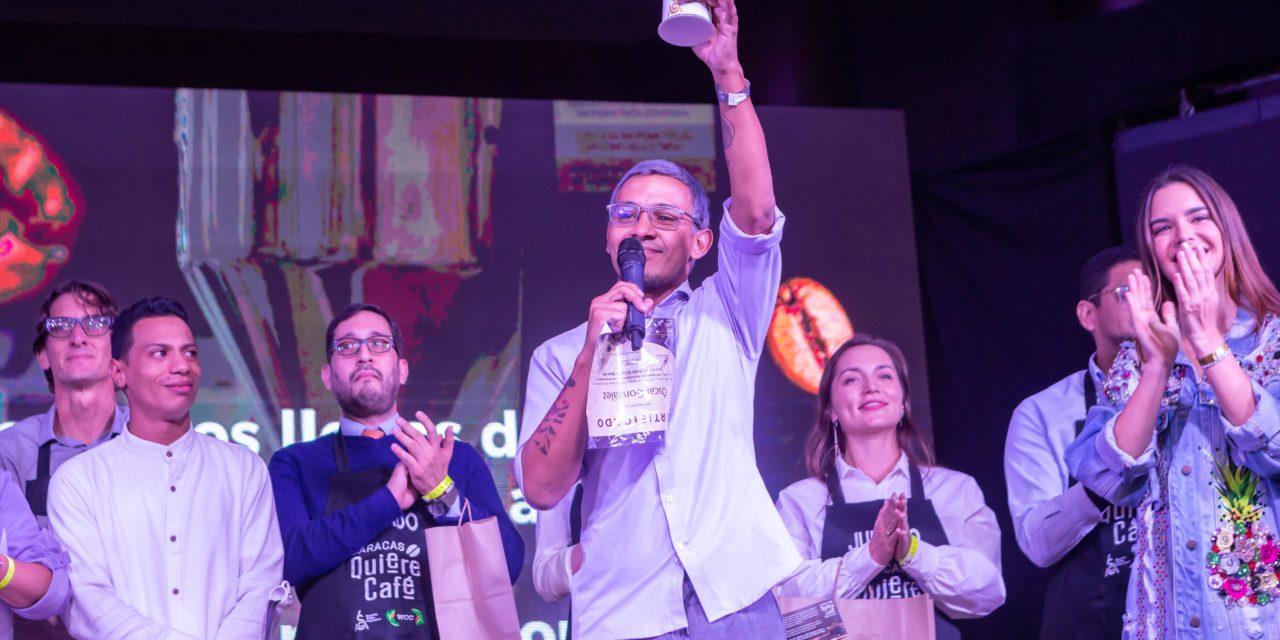 La expo «Caracas Quiere Café» anuncia ganador del segundo Campeonato Nacional de Baristas