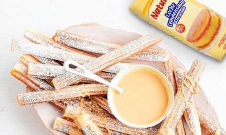 Se celebró el Día Mundial del Churro bañado con leche condensada Natulac