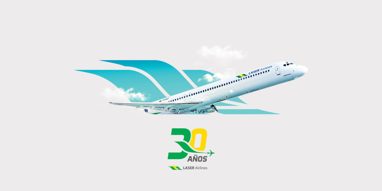 LASER Airlines cumple 30 años de operaciones