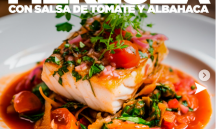 La merluza se viste de gala con la Salsa Frescarini de Tomate y Albahaca