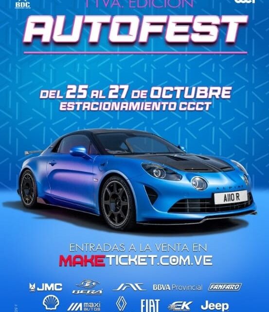 Regresa el AUTOFEST al CCCT del 25 al 27 de octubre