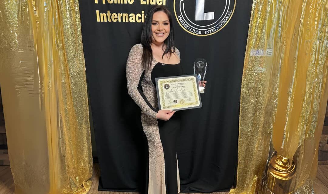 La venezolana Ana Virginia Salazar, vuelve a ser noticia, al recibir el máximo galardón del Premio Líder Internacional