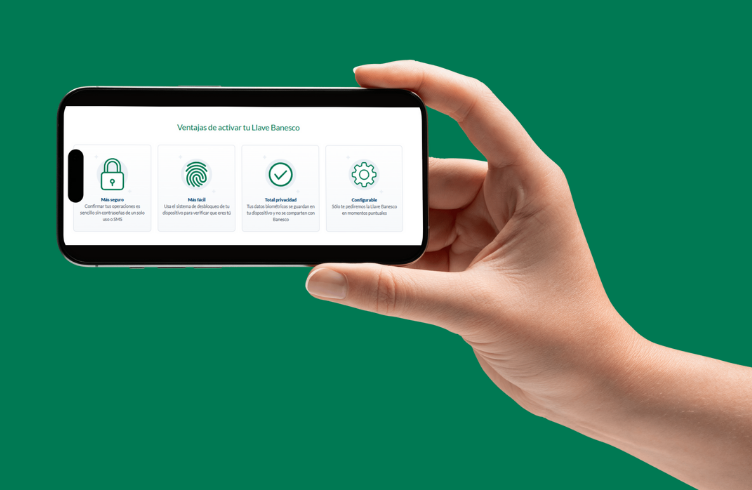 La llave Banesco es el nuevo sistema de seguridad de BanescoMóvil