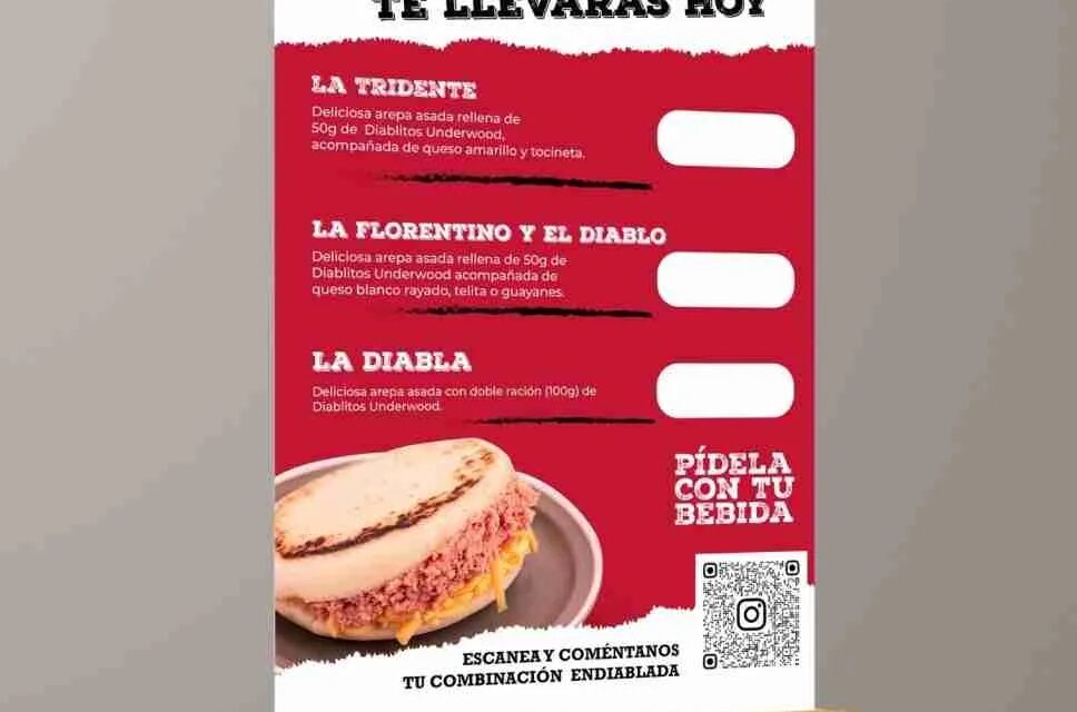Diablitos™ Underwood™ eleva la arepa a otro nivel gastronómico