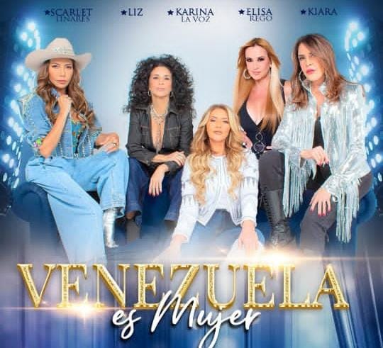 Todo listo para “Venezuela es mujer” en Valencia con Karina, Kiara, Elisa Rego, Liz y Scarlett Linares