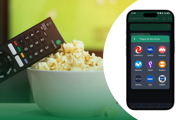 Banesco simplifica el pago de los servicios de televisión por cable