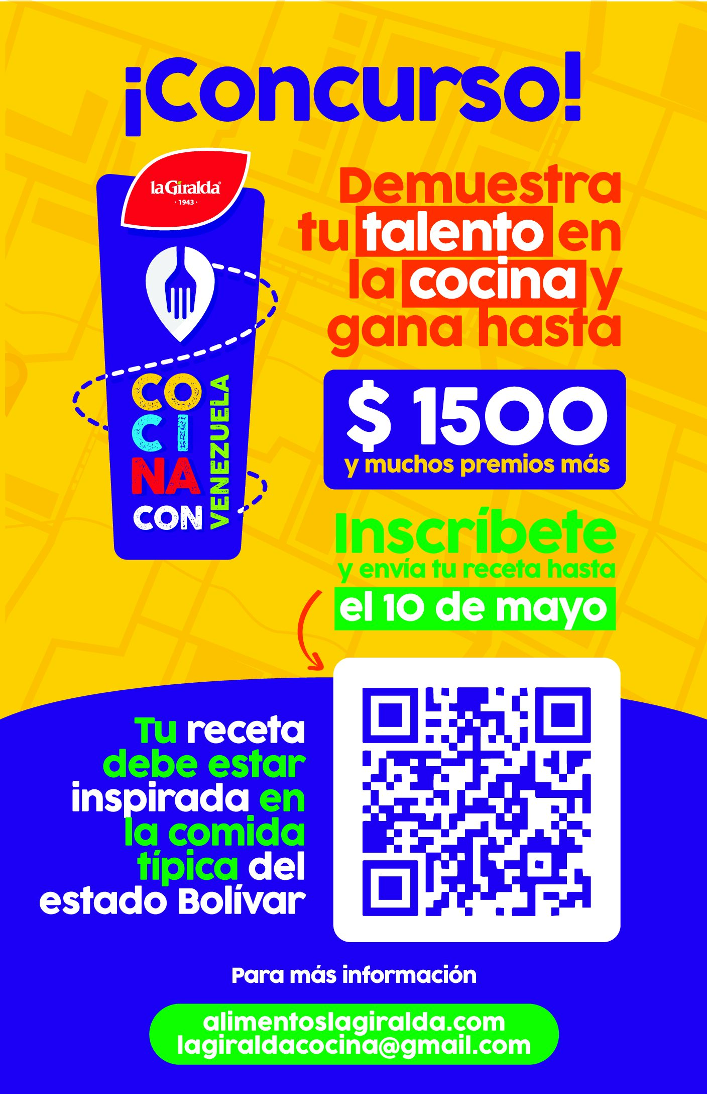 Con el concurso «La Giralda Cocina con Venezuela» gana hasta US$1500 y una Masterclass