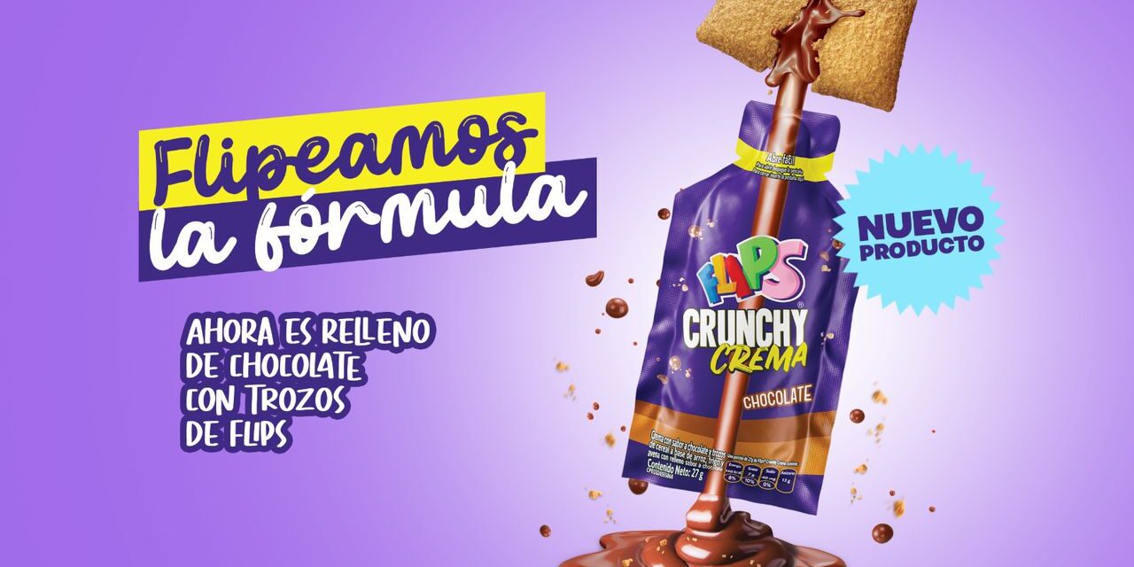 Flips Crunchy Crema: el nuevo producto con que Flips sorprende en la categoría de chocolates untables