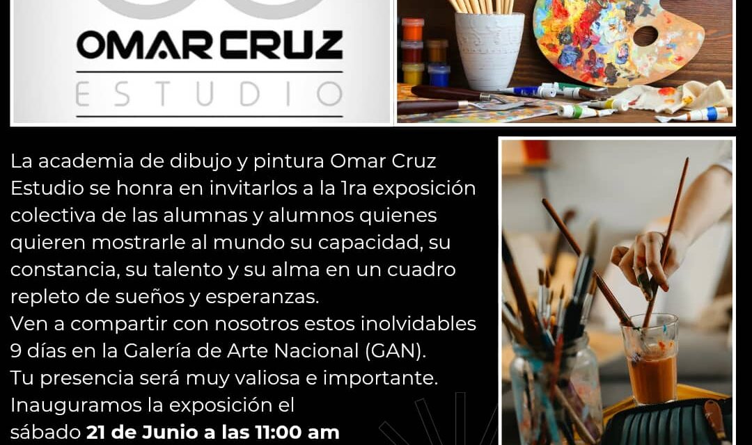 Omar Cruz Estudio inauguró exposición en la GAN